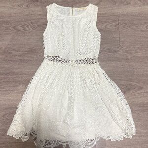 Chelsea White Lace Dress